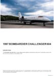 1997 Bombardier Challenger 604 specs